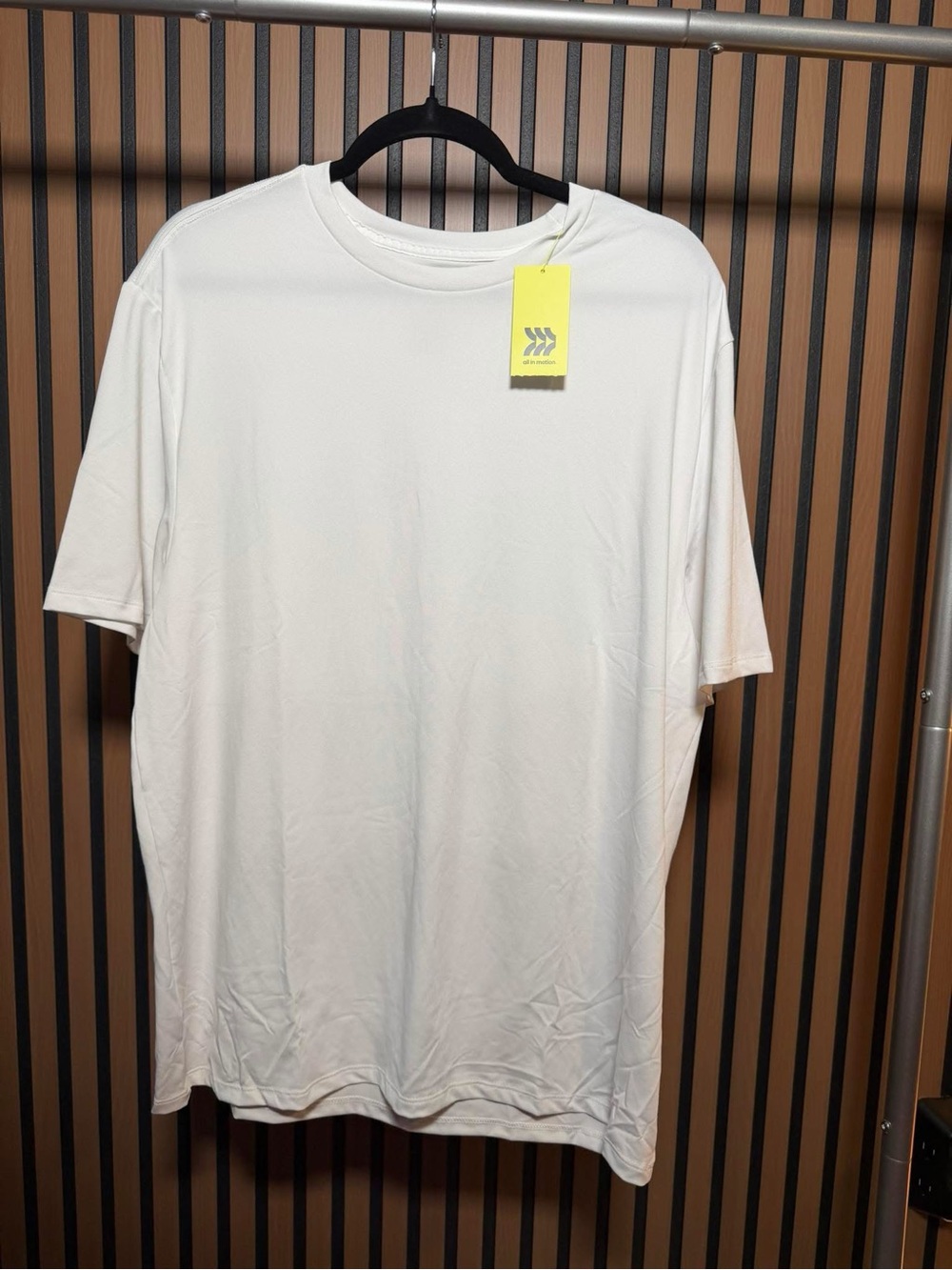 Men's All in Motion White Crewneck T-Shirt